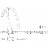 Mavic Rayons Arrière Crossmax Pro 19 29´´