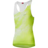 Loeffler Racerback Aero Sleeveless T-shirt Vert,Blanc XS Femme