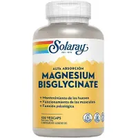 Solaray Magnesium Bisglycinate Minerals Capsules 120 Units Clair