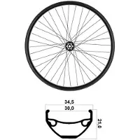 Mvtek 29´´ Tubeless Mtb Front Wheel Argenté 15 x 100 mm