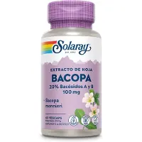 Solaray Bacopa 100mg Capsules 60 Units Blanc,Violet