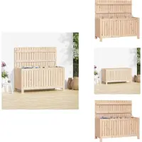 vidaXL Coffre de jardin 115x49x60 cm Pin massif - Coffres de jardin
