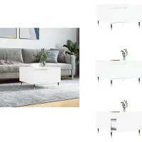 vidaXL Table basse blanche 55x55x36,5 cm Bois composite - Tables basses