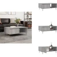 vidaXL Table basse Gris Sonoma 90x60x35 cm Bois composite - Tables basses