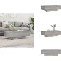 vidaXL Table basse Gris Sonoma 100x49,5x31 cm Bois composite - Tables basses