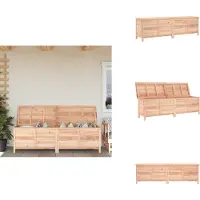 vidaXL Coffre de jardin 198,5x50x56,5 cm Sapin massif - Coffres de jardin