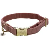 Kentucky Velvet Dog Collar Rose 18-26 cm