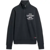Superdry Track & Field Graphic Half Zip Sweatshirt Noir M Homme