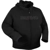 Bering Veste textile imperméable Davis King Size pour moto, noir, W-L