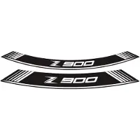 Puig Special Kawasaki Z900 Rim Stripe Blanc