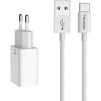 Mcdodo Eol Chargeur secteur double 2,4A avec câble Usb-C 1M Ch-6721