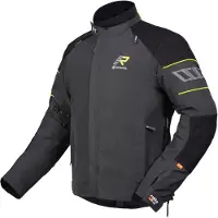 Rukka R-EX 2.0 Black Grey Waterproof Motorcycle Textile Jacket Taille 52