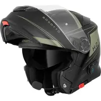Bogotto H271 Taog Bluetooth Casque Noir Vert Taille 2XL