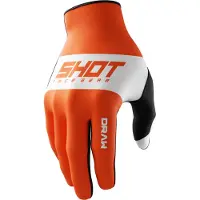 Shot Draw Sky Off-road Gloves Orange 10-11 Years Enfants