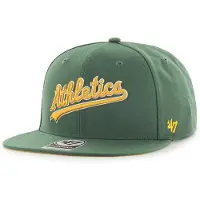 47 Mlb Oakland Athletics No Shot Script Under Captain Cap Vert