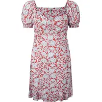 Pepe Jeans Pavana Short Sleeve Dress Rouge S Femme