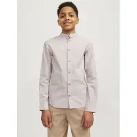 Jack & Jones Summer Long Sleeve Shirt Beige 10 Years Garçon
