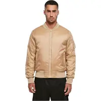 Build Your Brand Bomber Jacket Beige 3XL Homme