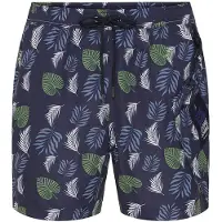 Sea Ranch Palm Printed Swimming Shorts Bleu L Homme