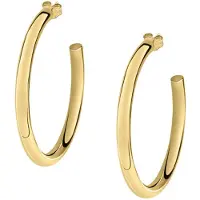 La Petite Story Cerchi 40 Mm Earrings Doré Femme
