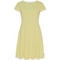 Sea Ranch Dot Short Sleeve Long Dress Jaune L Femme