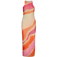 Jack & Jones Elina Sl Slim Long Mesh Jjxx Sleeveless Long Dress Multicolore L Femme