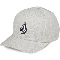 Volcom Full Stone Hthr Flexfit Cap Gris L-XL
