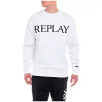 Replay M6527.000.22890p Sweatshirt Blanc 2XL Homme
