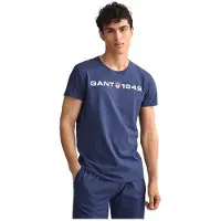 Gant 902239008 Short Sleeve T-shirt Bleu S Homme