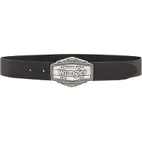 Wrangler Big Buckle Belt Noir 110 cm Homme