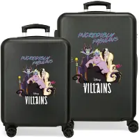 Disney Incredibly Fabulous 104l Trolley Bag 2 Units Noir