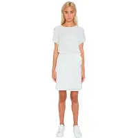 Pepe Jeans Midori Short Sleeve Short Dress Blanc XL Femme