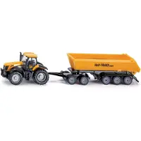 Siku 1:87 Jcb With Dolly And Tipping Trailer (3131858) Argenté Enfants