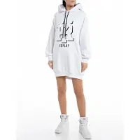 Replay W9057a.000.22706 Long Sleeve Dress Blanc XS Femme