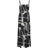 Vero Moda Easy Joy Smock Sleeveless Long Dress Noir L Femme