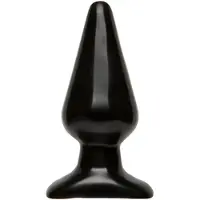 Doc Johnson Plug anal noir - Classic, grand (14,5 cm)