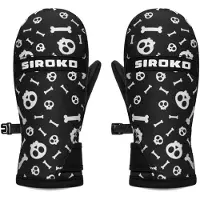 Siroko Spook Mittens Noir 9-10 Years Enfants