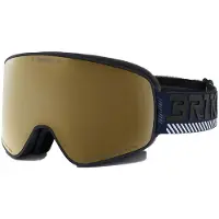 Briko Chino Sharp Lite Ski Goggles Bleu Gold Mirror/CAT3