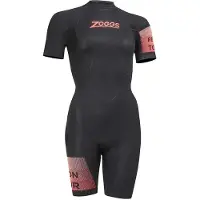 Zoggs Recon Tour Woman Short Sleeve Shorty Noir 2XL Femme