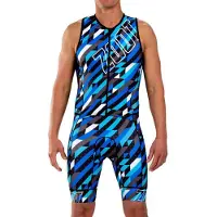 Zoot Ltd Fz Sleeveless Trisuit Bleu S Homme