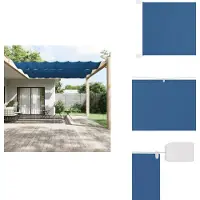 vidaXL Store vertical Bleu 140x800 cm Tissu Oxford - Parasols & Ecrans solaires