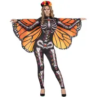 MOM Catrina Butterfly Costume Multicolore S Enfants