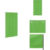 vidaXL Paravent de balcon Vert clair 140x240 cm Tissu Oxford - Parasols & Ecrans solaires