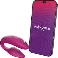 We-vibe Sync - vibromasseur pour couples avec application et télécommande (rose)
