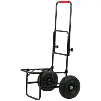 Outdoor Folding Simple Surfcasting Cart Argenté