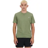 New Balance Athletics Short Sleeve T-shirt Vert L Homme