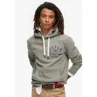 Superdry Track & Field Graphic Hoodie Gris M Homme