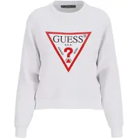GUESS Sweat-shirt rouge / noir / blanc
