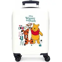Disney unisex pour enfant. 2631321 Valise cabine Winnieh l'ourson rigide 50 cm blanc (OSFA), ABS/Polycarbonate, mode enfantine