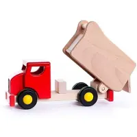 Bajo Jouet Camion "Tipper rouge" Voiture en bois Camion Jouet en bois Jouet d'enfant